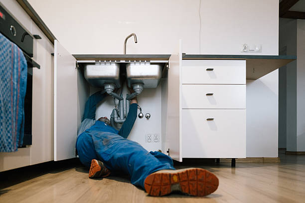Professional Pipe Repair technician working in Hadley, NY